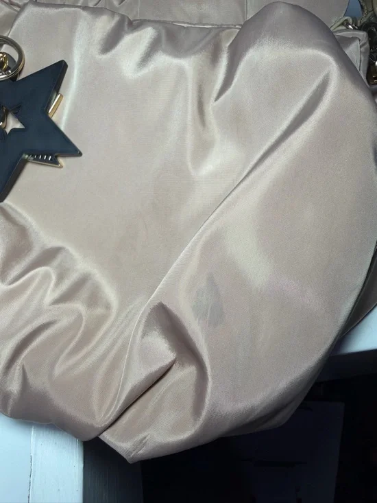 See by Chloe Satin Light Pink Tote Bag with Star Charm and Crossbody strap. - Picture 12 of 17